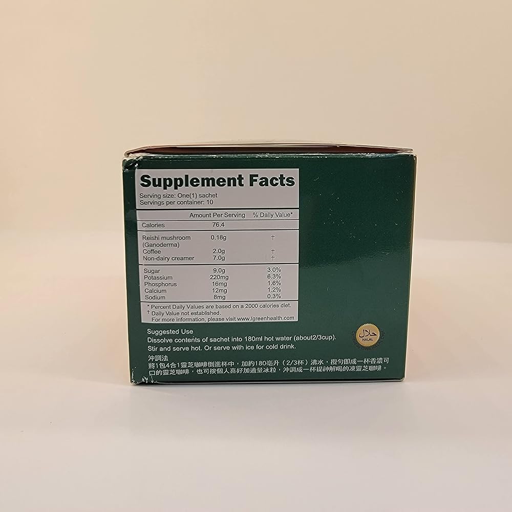 Ganoderma Reishi Coffee 4-in-1 - 10 Packets - image 3