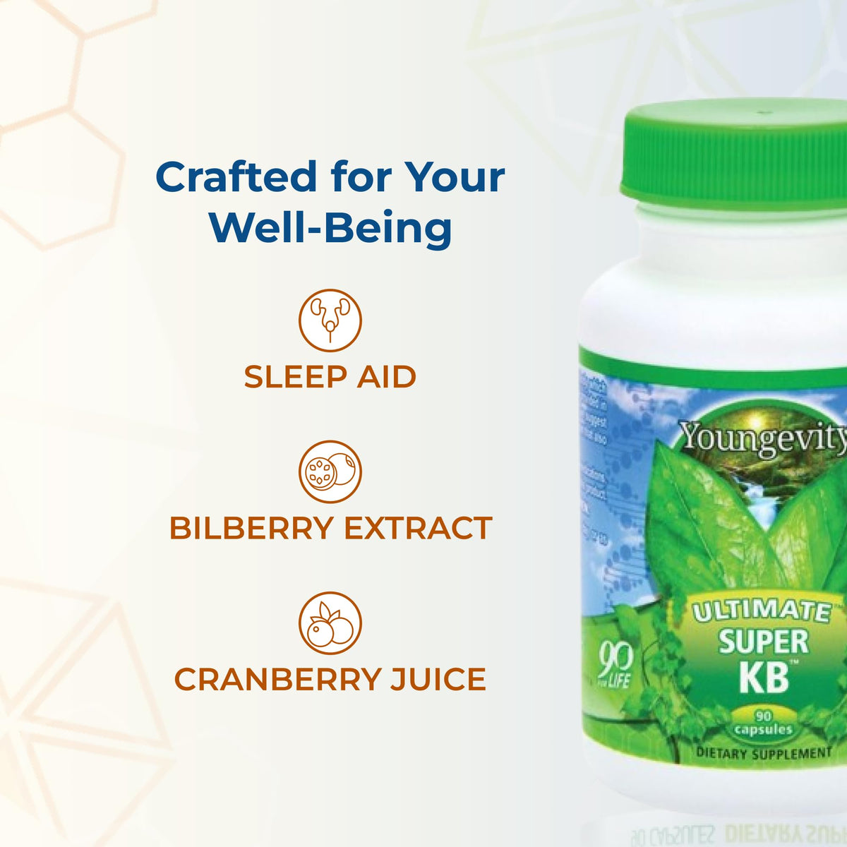 Youngevity Super KB Cranberry Urinary Tract Support - 90 Capsules - image 5