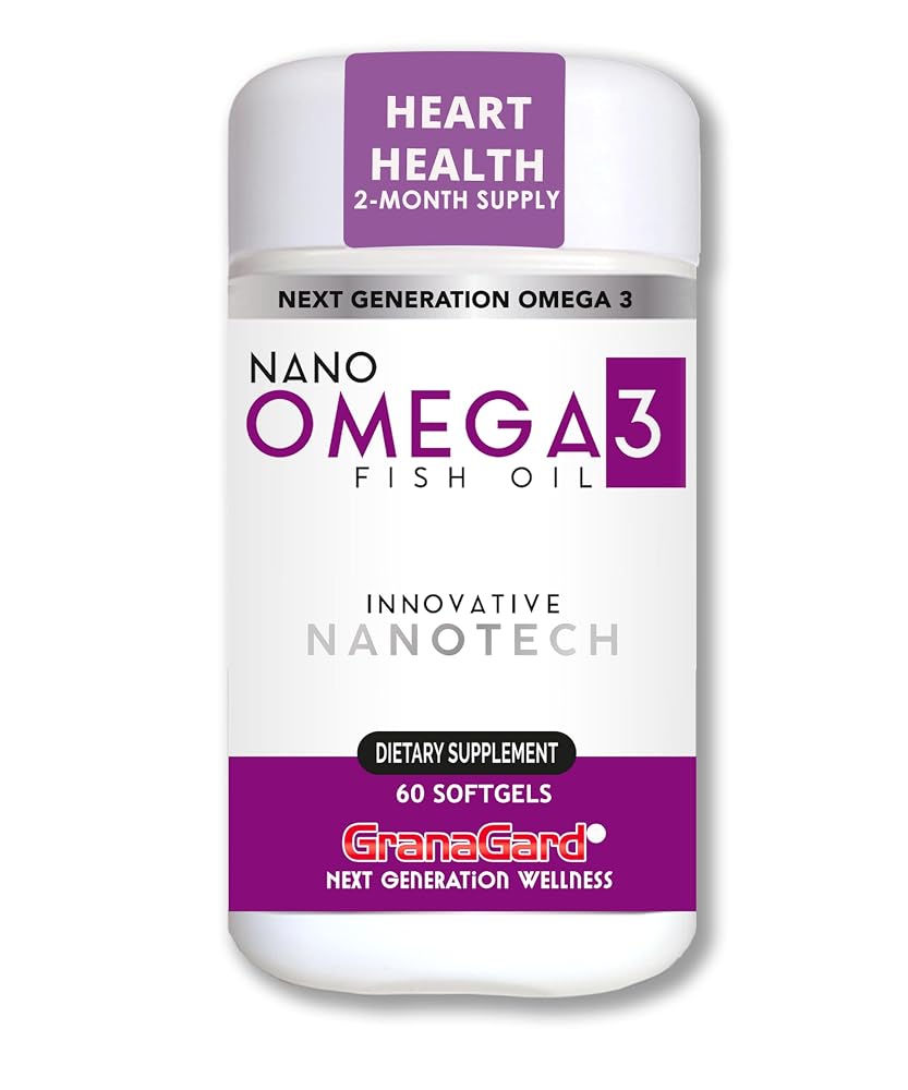 Granagard Nano Omega 3 Fish Oil Softgels - 60 Count