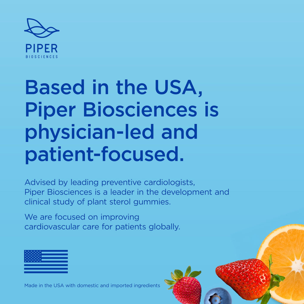 Piper LDL Plant Sterols Healthy Cholesterol Gummies Daily Packs - image 5