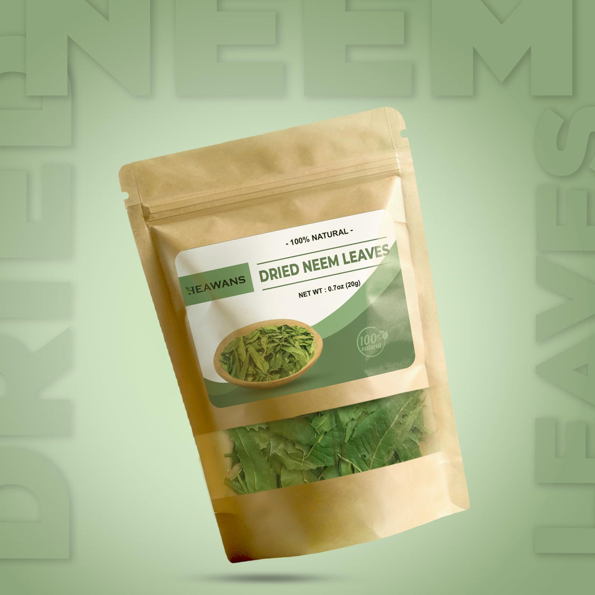 Heawans Dried Neem Leaves Herbal Supplement - 20g - image 2