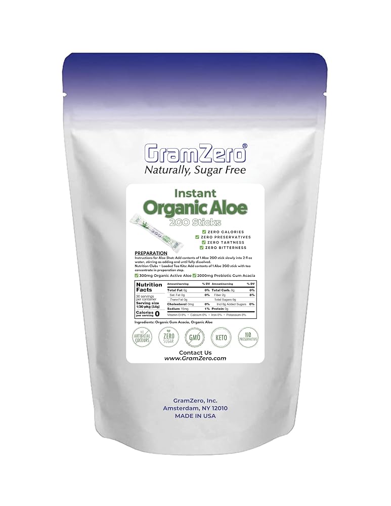GramZero 2GO Sticks Organic Aloe Powder - 12.7 oz - image 3