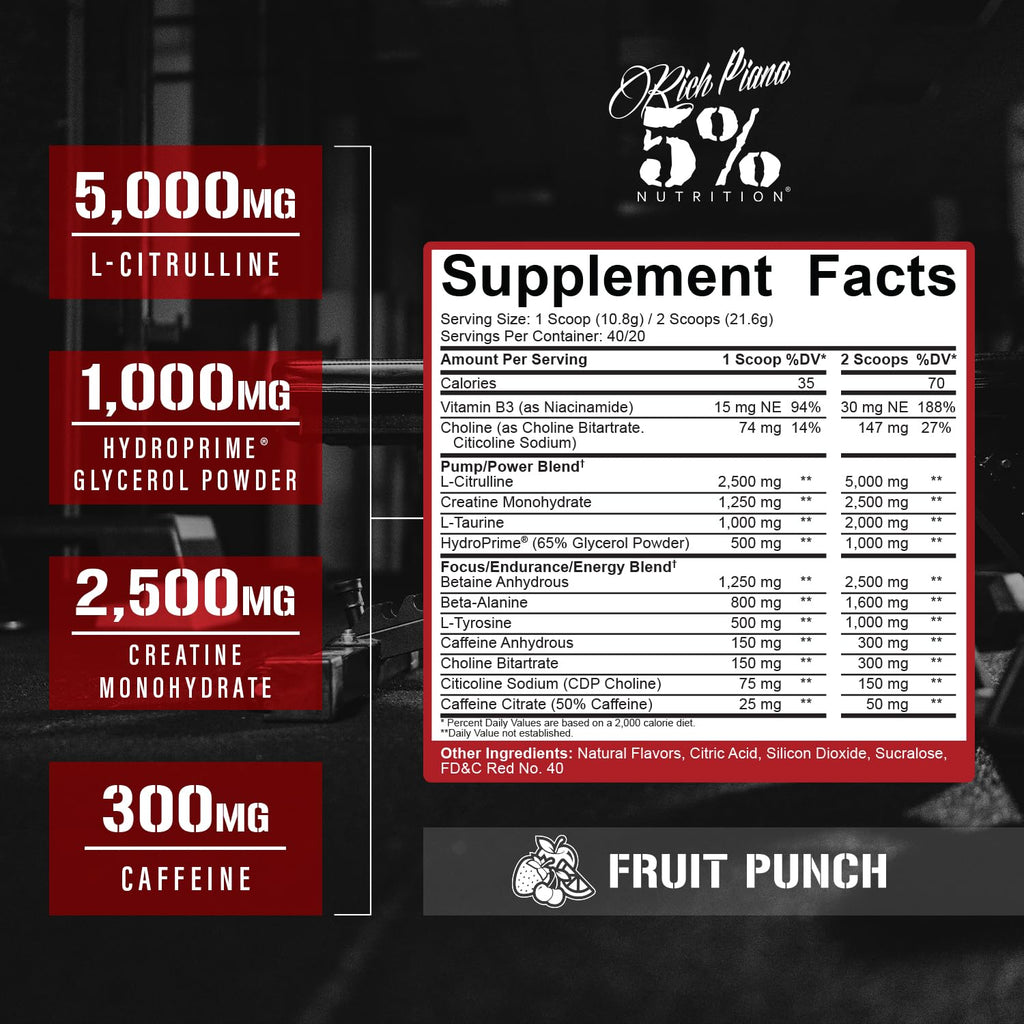 5% Nutrition Kill It Pre-Workout Powder with Creatine - 15.24 oz - image 2