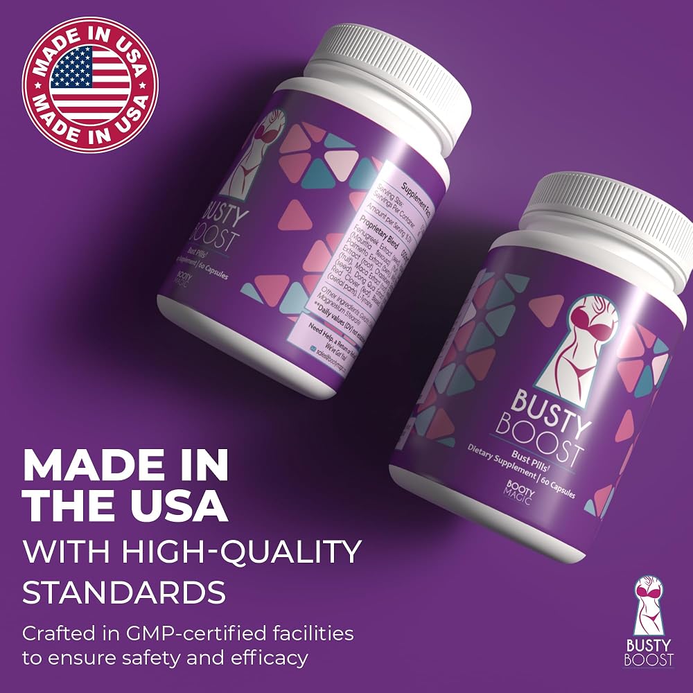 Booty Magic Busty Boost Breast Enhancement Pills - 60 Capsules - image 6