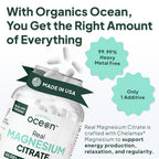 Organics Ocean Real Magnesium Citrate - High Absorption Magnesium