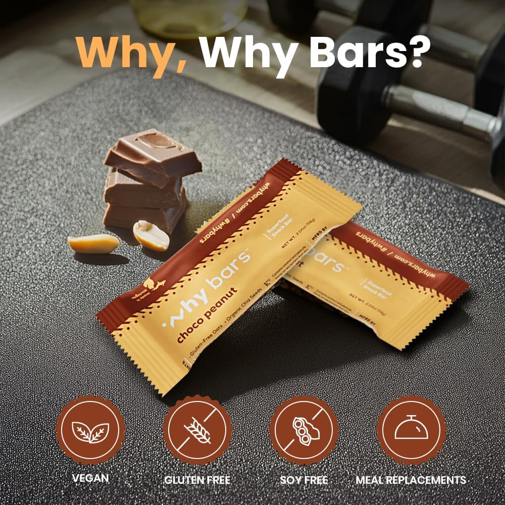 Why Bars, Superfood Protein Bars, 2.04 Ounce Bars - Protein Bar
