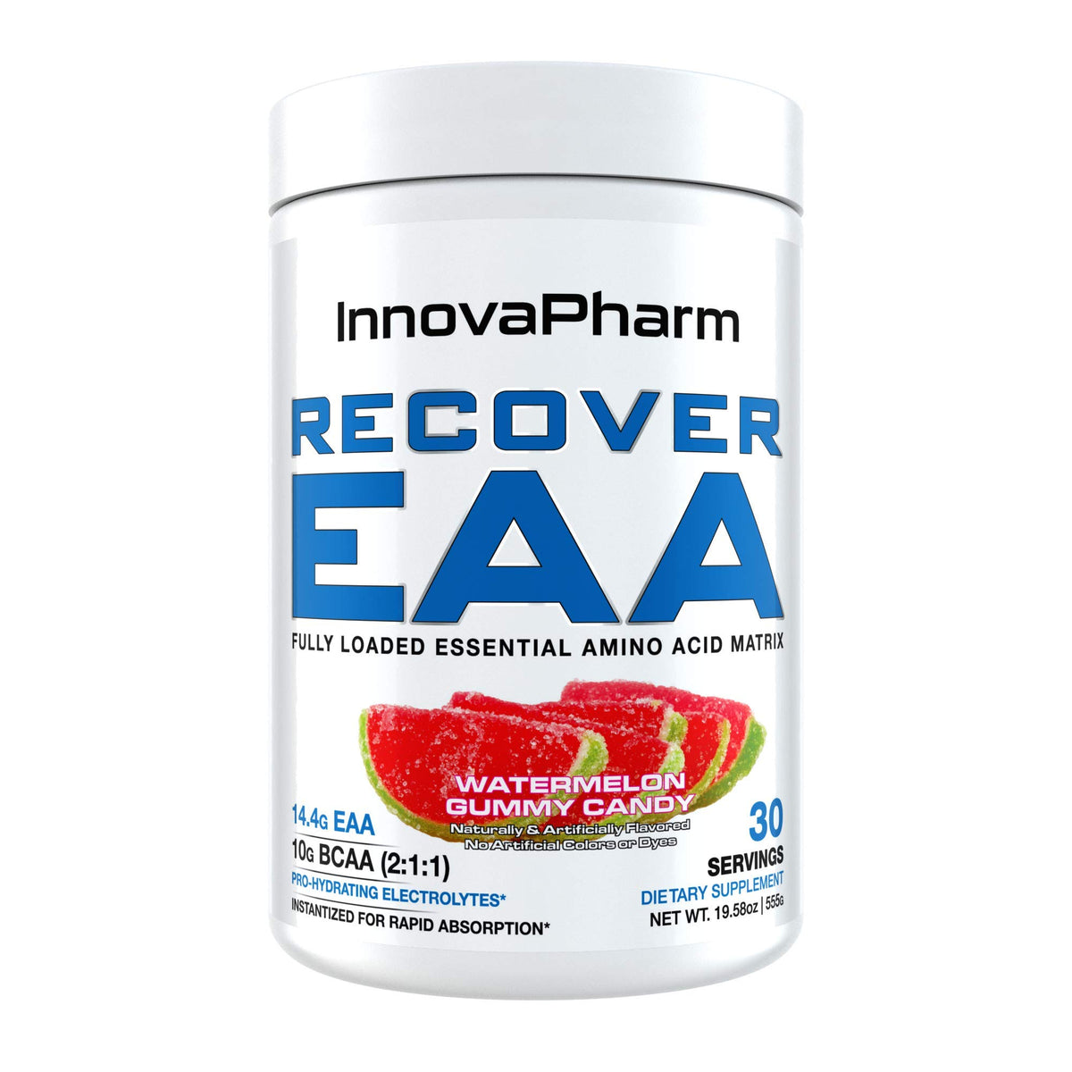 InnovaPharm Recover EAA Powder Watermelon Gummy Candy - 19.5 oz