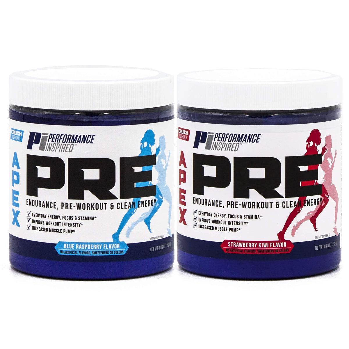 PERFORMANCE INSPIRED APEX Pre-Workout Powder Strawberry Kiwi - 1lb - image 9