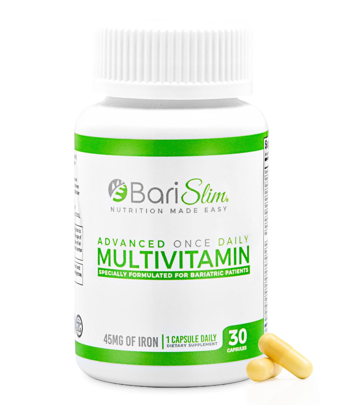 BariSlim Advanced Once Daily Bariatric Multivitamin Capsule - 45 mg