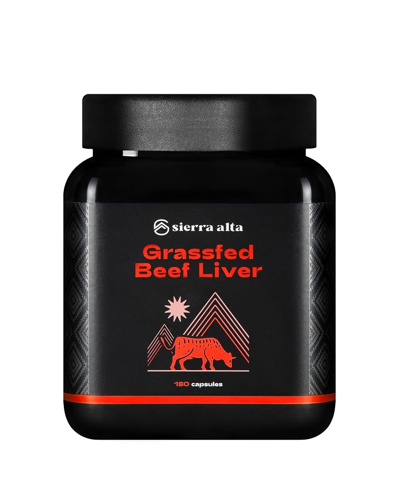 Sierra Alta Grassfed Beef Liver Supplement - 180 Capsules