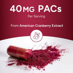 PRVNT Urinary Tract Defense with Cranberry & D-Mannose - 60 Capsules - image 3