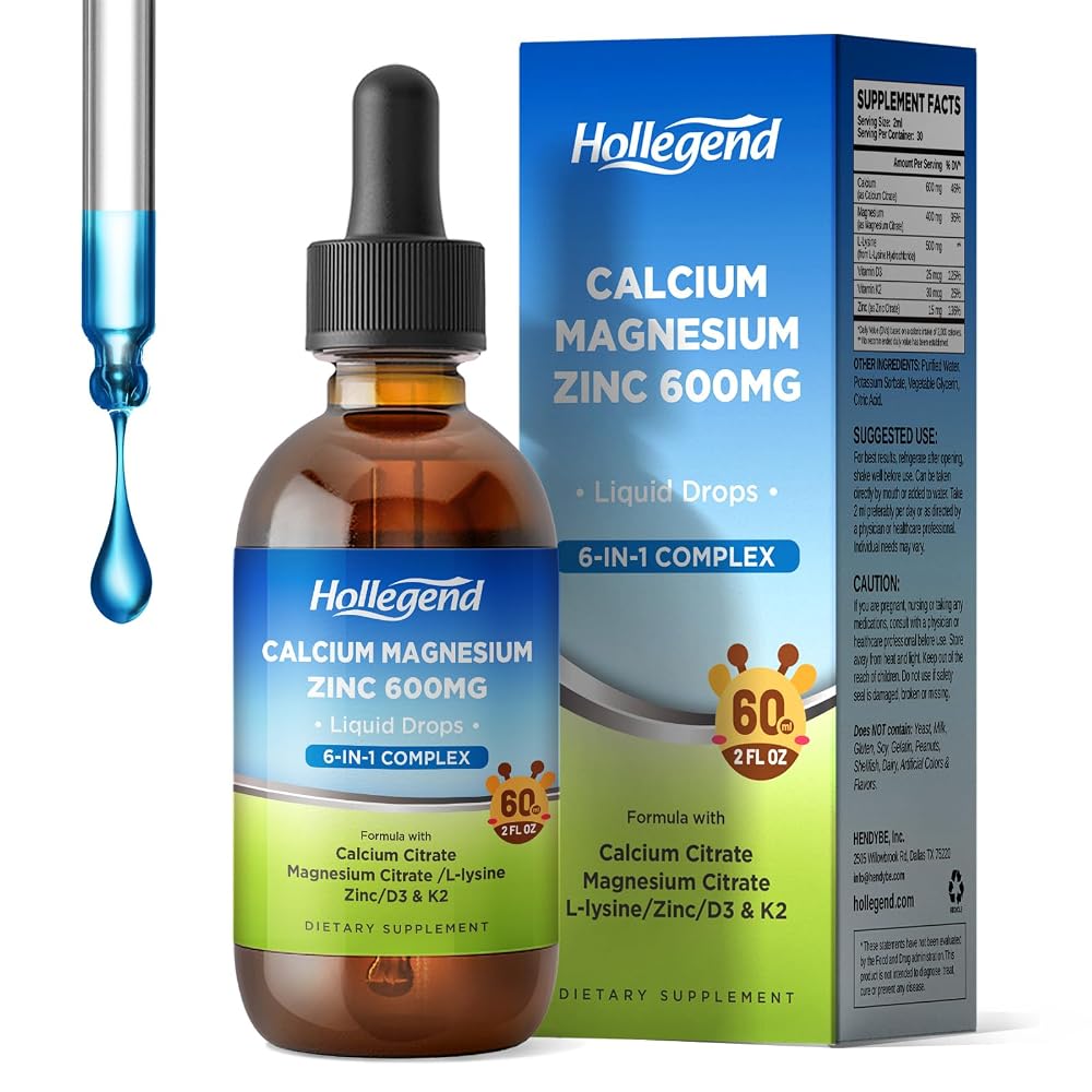 HOLLEGEND Liquid Calcium Citrate Drops