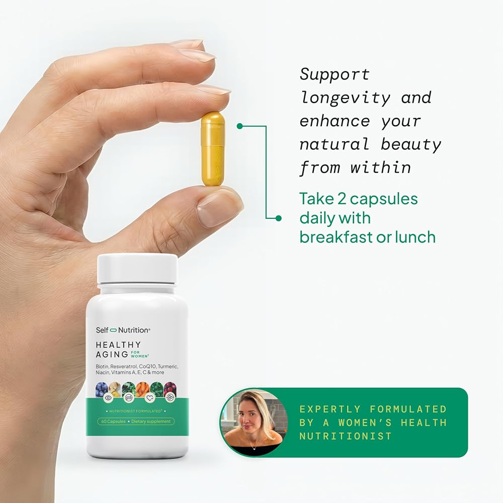 SELF NUTRITION Womens Multivitamin and Anti Aging Supplement for Women