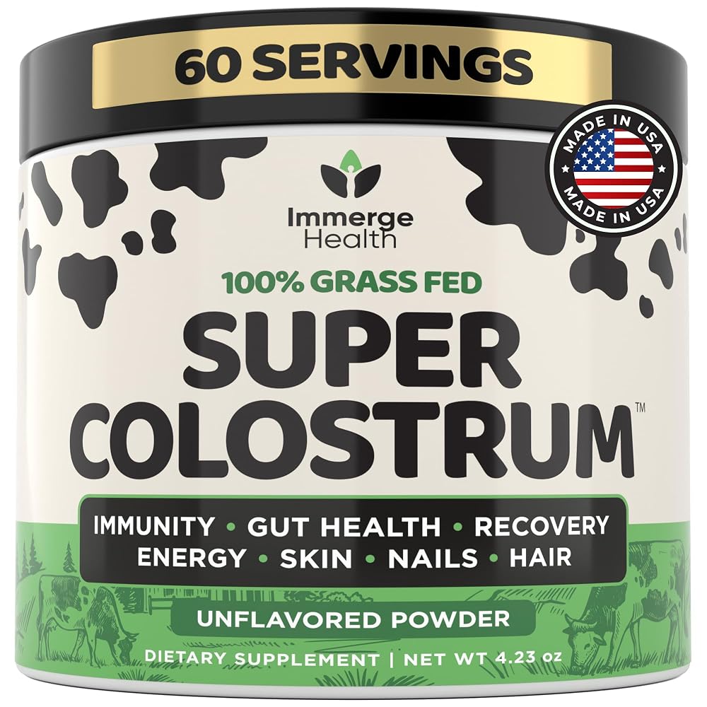 ImmergeHealth.com Super MOO Grass Fed Bovine Colostrum Powder