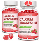 Vazatisi Calcium Magnesium Zinc Gummies with Vitamin D3 & K2 - 120 Gummies