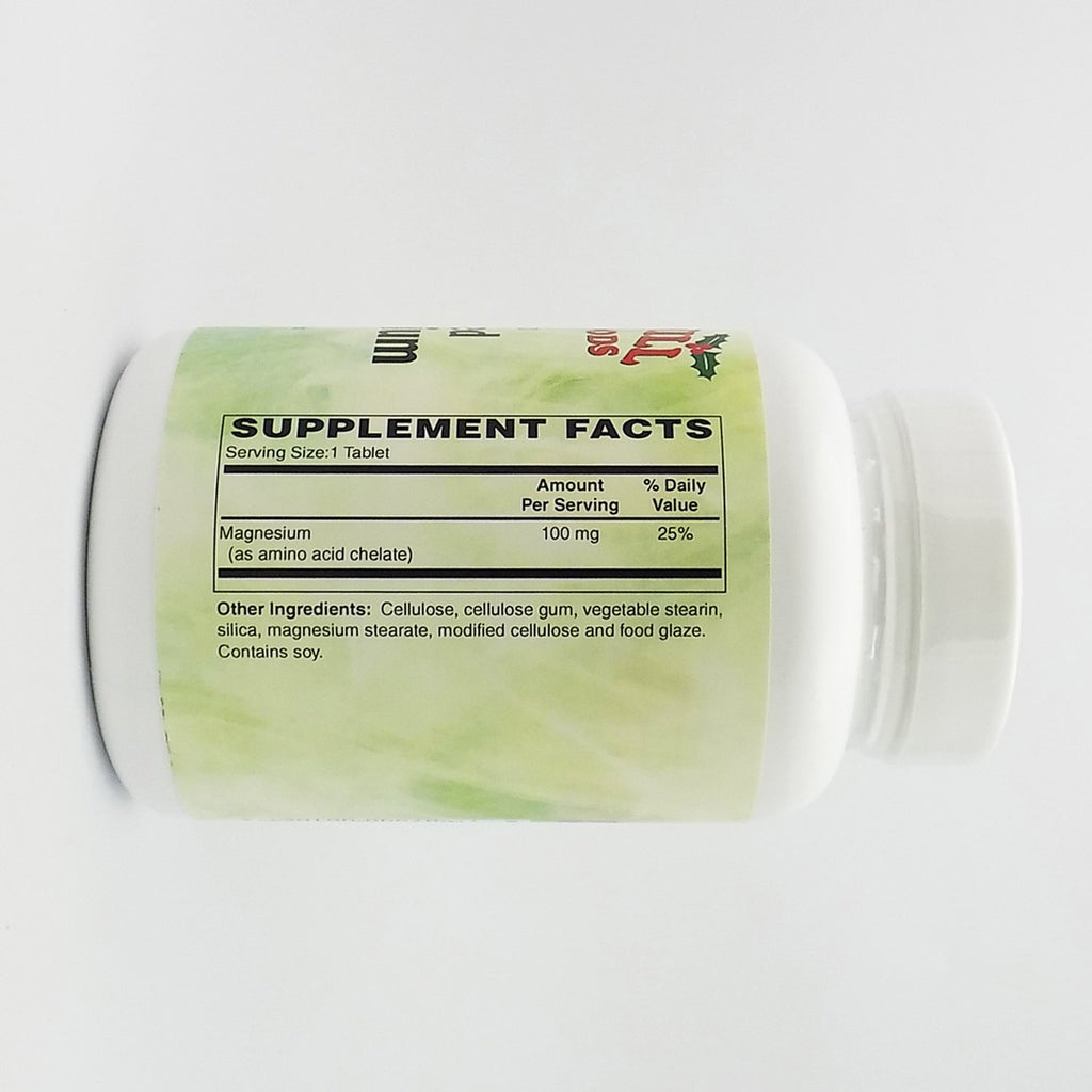 Holly Hill Health Foods Chelated Magnesium - 250 Tablets - image 2