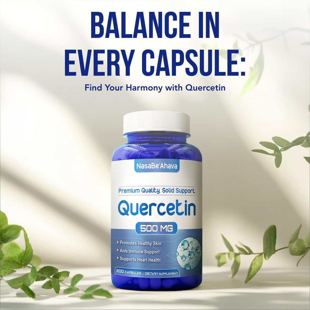 NasaBeahava Quercetin 500mg Capsules Antioxidant - 200 Servings - image 7