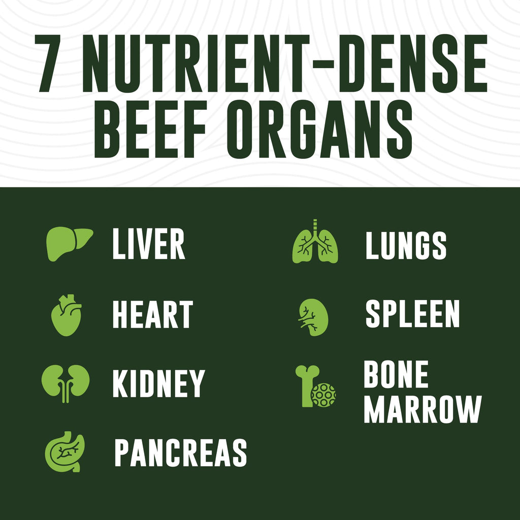 Left Coast Performance Beef Organ Supplement Grass Fed - 180 Capsules - image 4