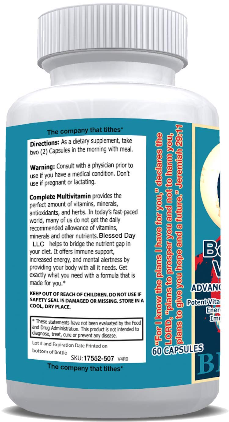 BeBlessed Vitamins Advanced Multivitamin - 1 Count - image 3
