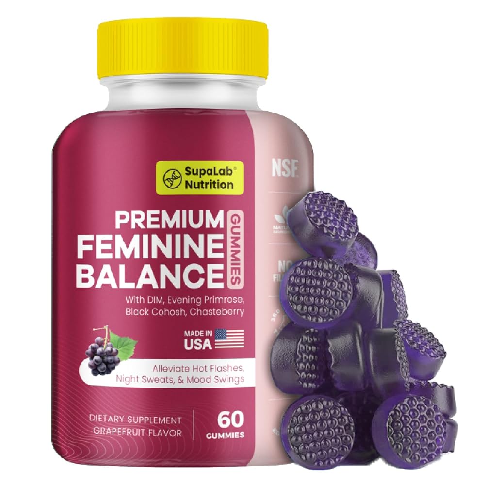 MEGNETA Female Balance Gummies Menopause Health Support - 60 Gummies
