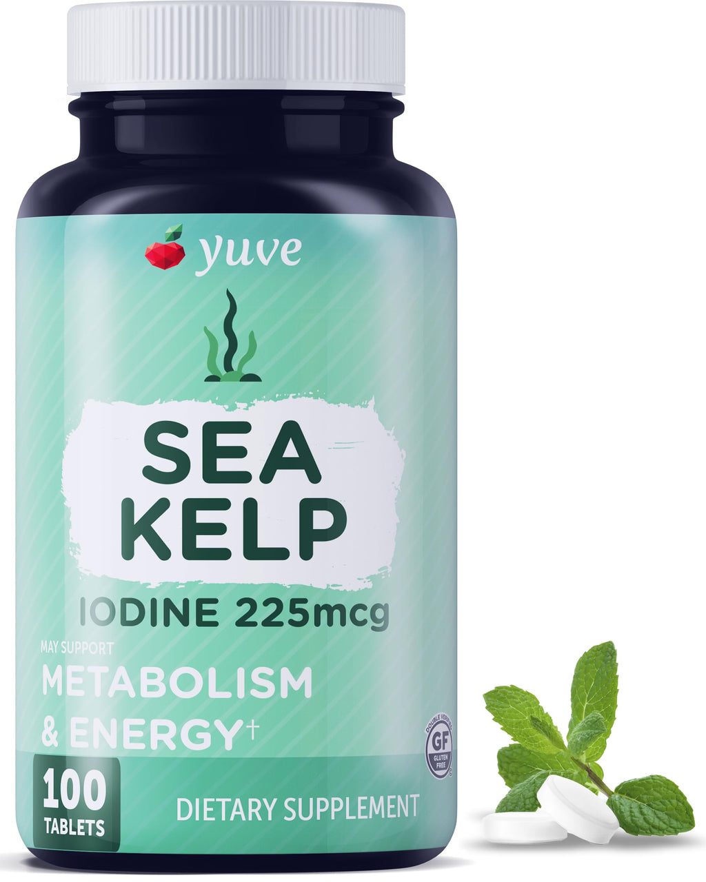 Yuve Thyroid Support Iodine 225mg - 100 Tablets