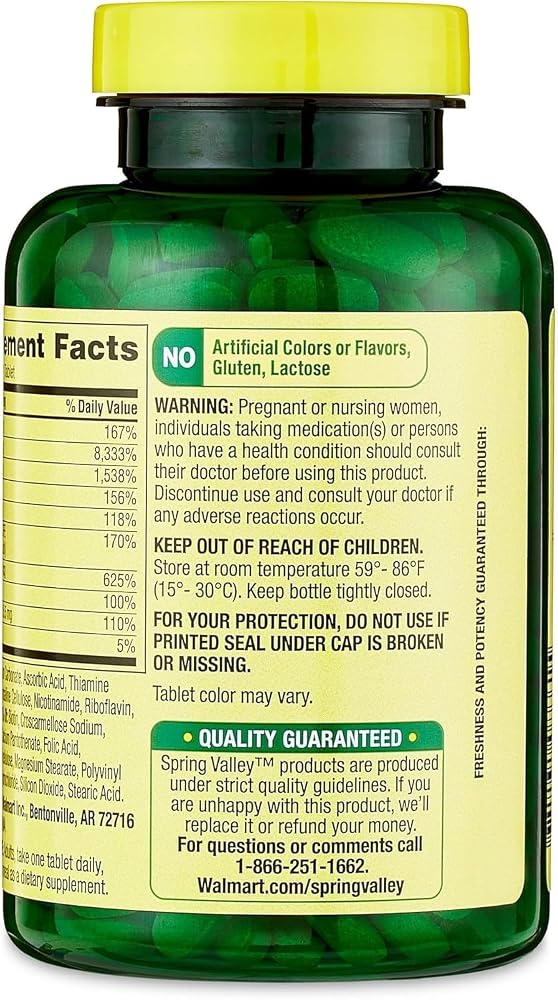 BASKETGOODS Super Vitamin B Complex - 250 Tablets - image 2