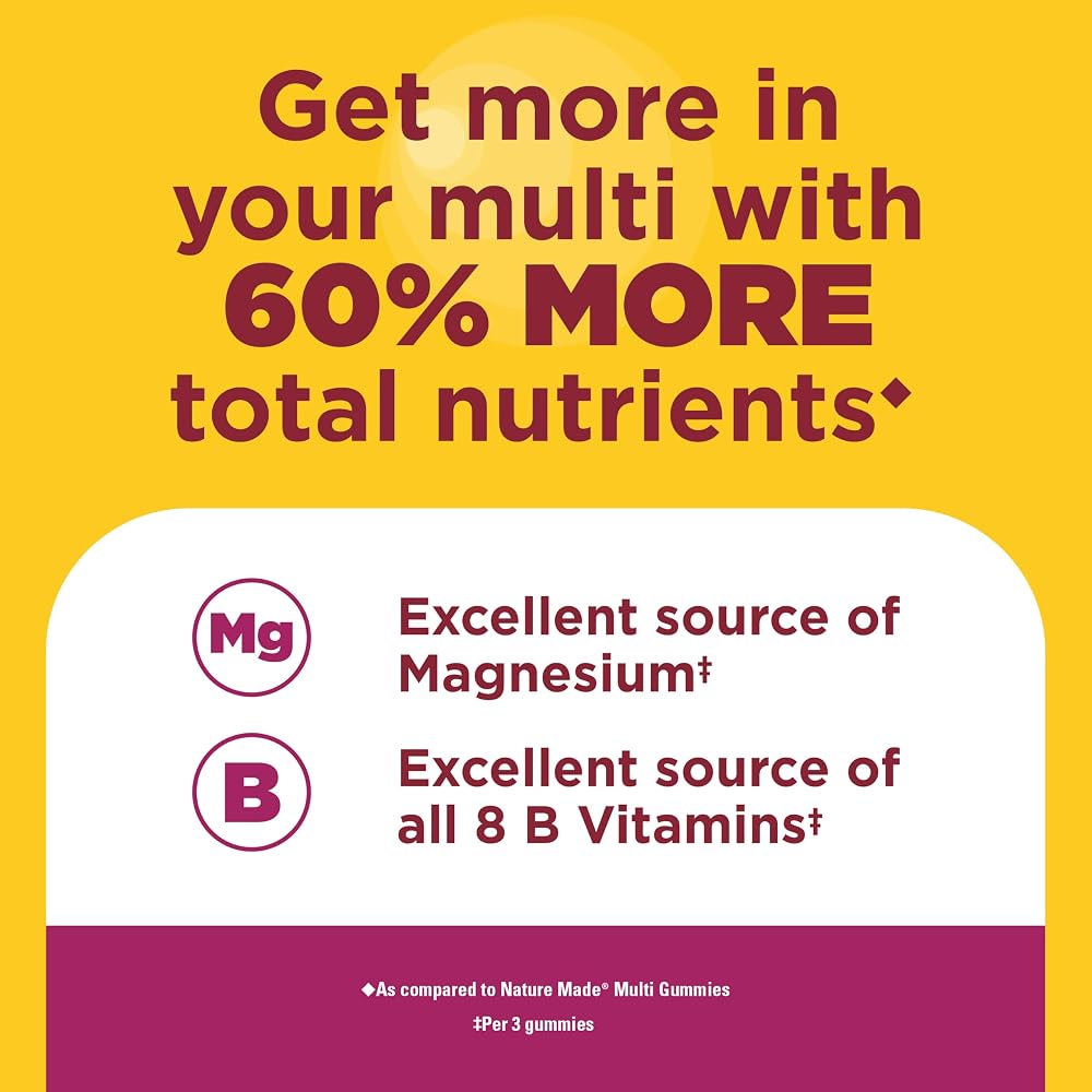 Nature Made Advanced Multivitamin Gummies 50+ for Women - 84 Gummies - image 4