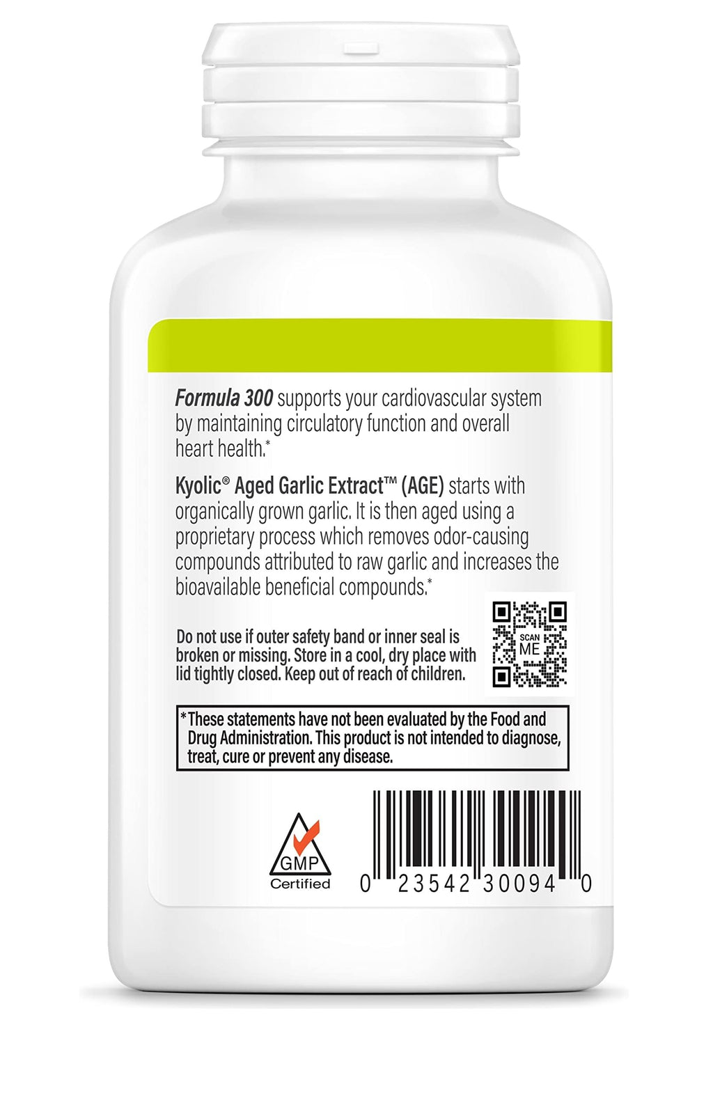 Kyolic Aged Garlic Extract Formula 300 - Cardiovascular Health