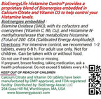 BioEnergyLife Histamine Control - 120 Tablets - image 5