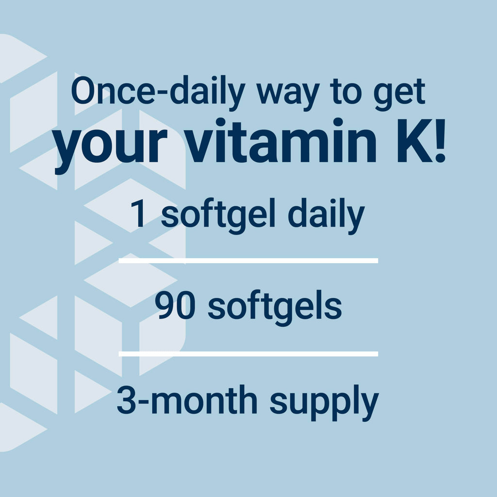 Life Extension Super K Vitamin K1 and K2 - 90 Softgels - image 5