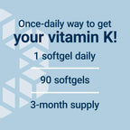 Life Extension Super K Vitamin K1 and K2 - 90 Softgels - image 5