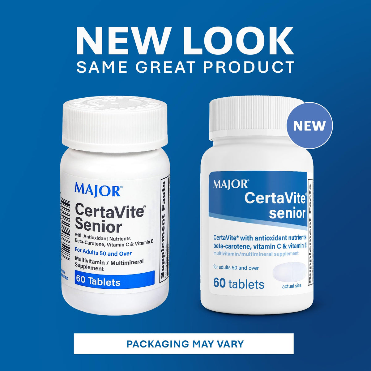 MAJOR CertaVite Senior Multivitamin with Antioxidants - 60 Tablets - image 4