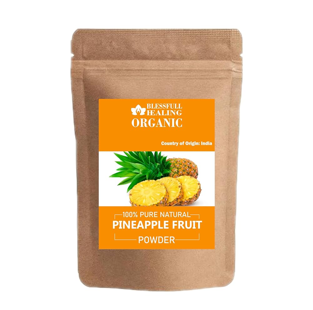 Blessfull Healing Organic Pineapple Fruit Powder 100% Pure Natural