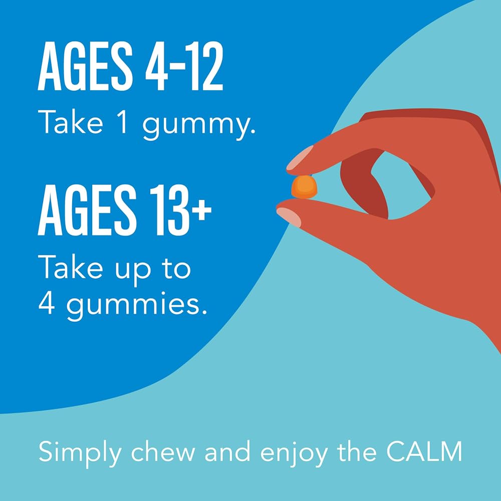Natural Vitality Calm Kids Magnesium Supplement Gummies, Sweet Citrus - 60 Count - image 5