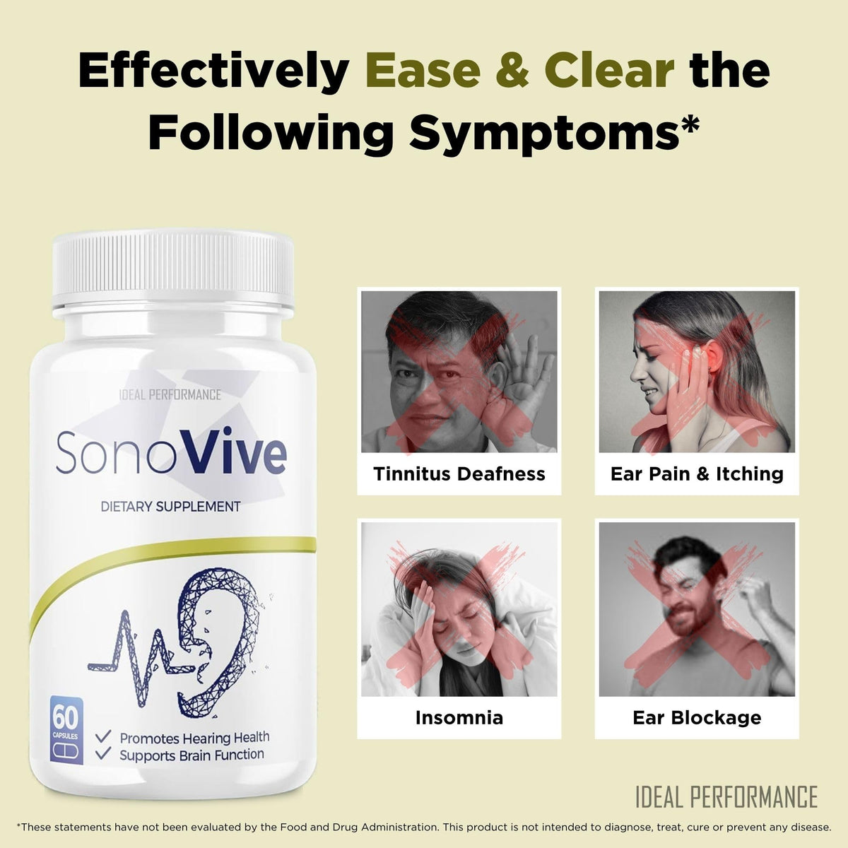 IDEAL PERFORMANCE Sonovive Capsules for Ear Comfort - 60 Capsules - image 6