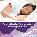 Sominex Nighttime Sleep Aid with Diphenhydramine HCl - 72 Tablets - image 2