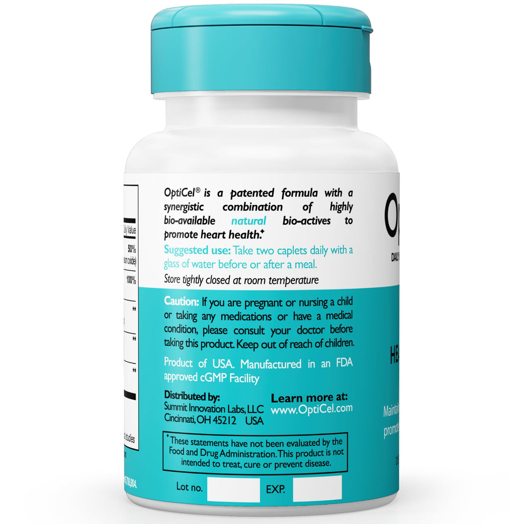 OptiCel Heart Health Supplement - 60 Capsules - image 3