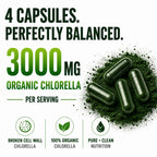HCL Herbal Code Labs Chlorella 3000 mg - 180 Capsules - image 5