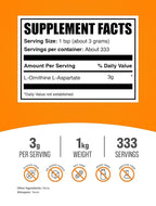 BulkSupplements.com L-Ornithine L-Aspartate Powder (LOLA) - image 6