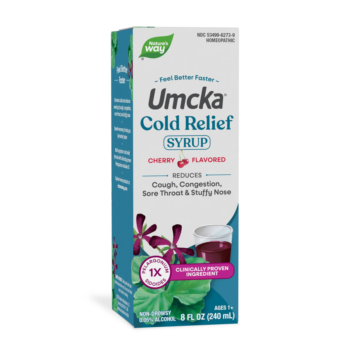 Nature's Way Umcka Cold Relief Syrup, Non-Drowsy - 8 fl oz
