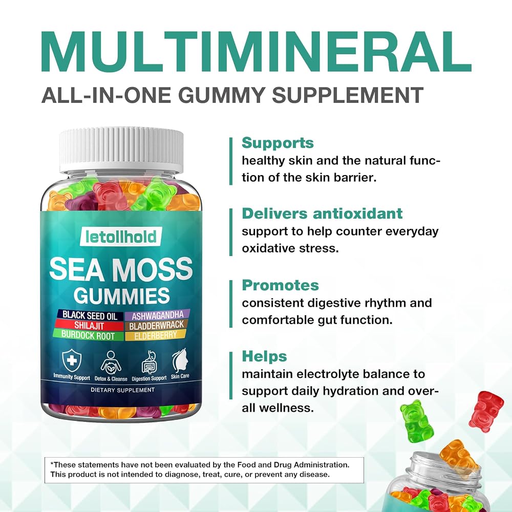 letollhold Sea Moss Gummies - Irish Sea Moss Gummies Advanced