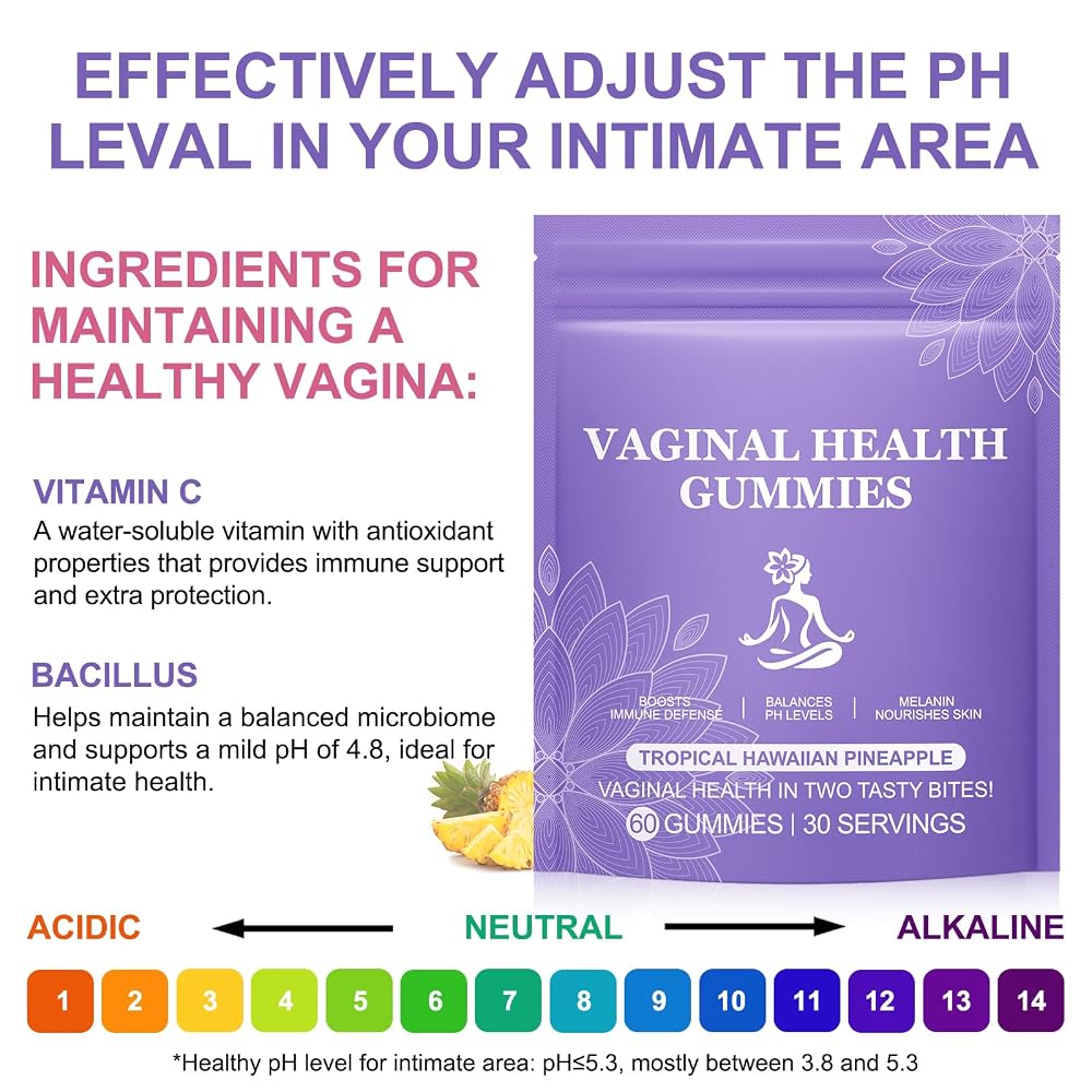 Ruduwu Feminine Balance Probiotics Gummies - 60 Count - image 5
