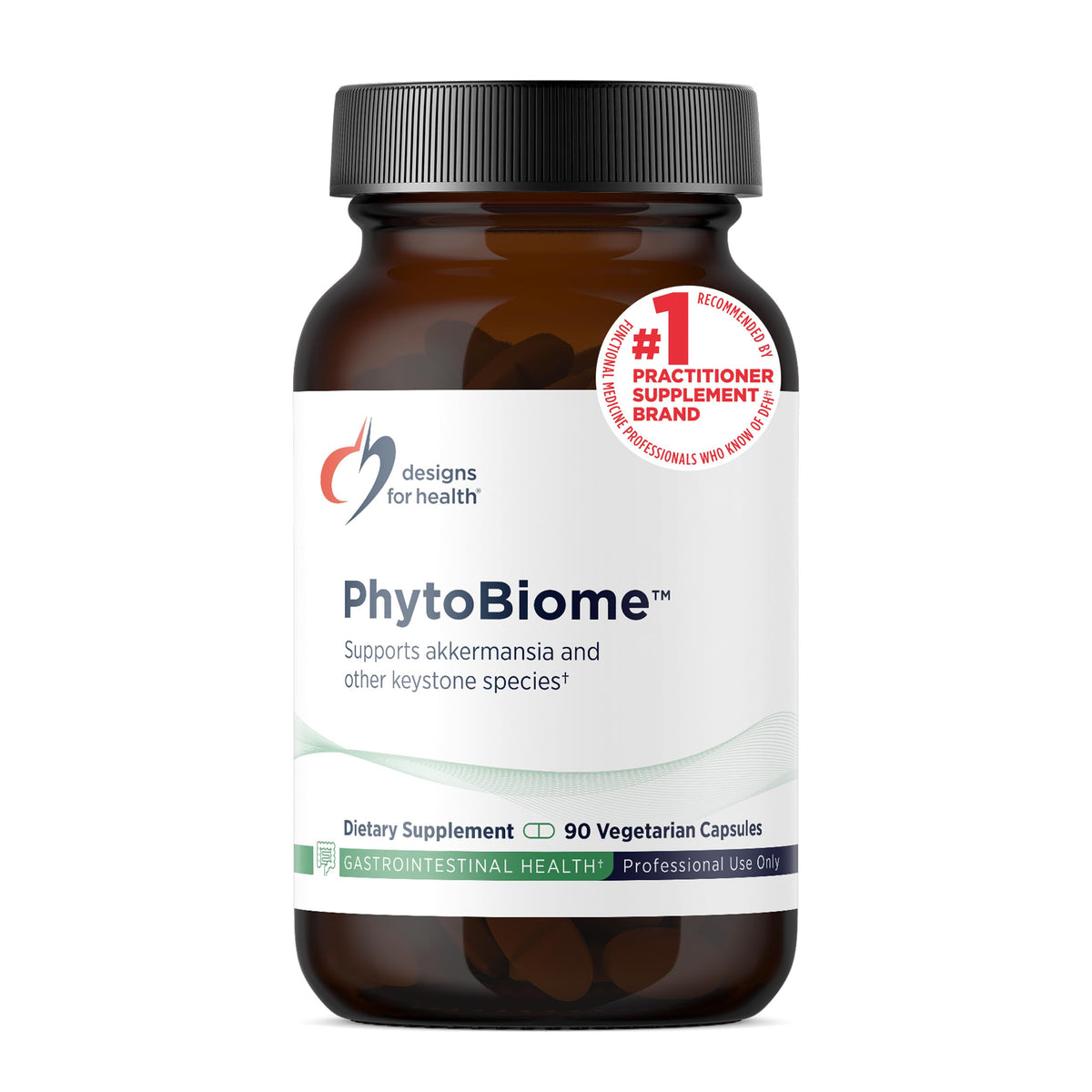 Designs for Health PhytoBiome Polyphenols Supplement - 90 Capsules