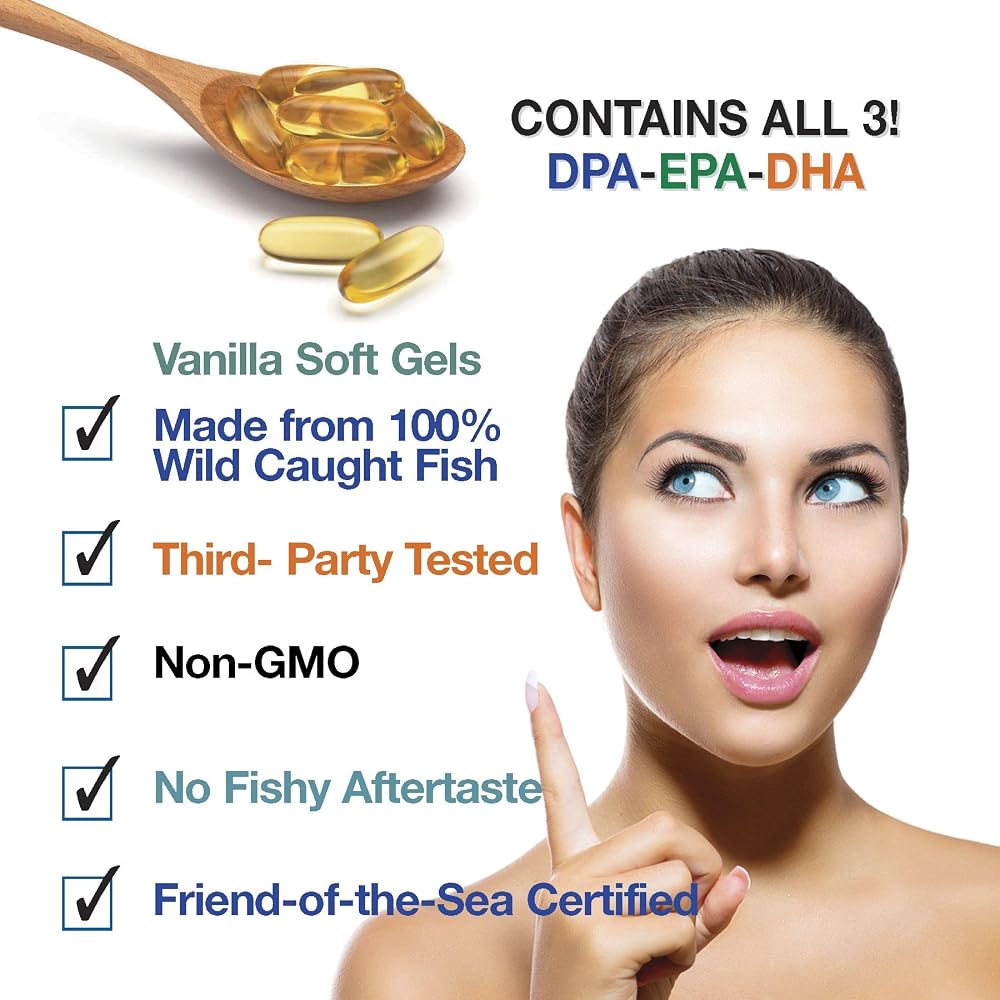 Catalina Naturals Omega-3 DPA Fish Oil 2900 mg - 180 Softgels - image 6