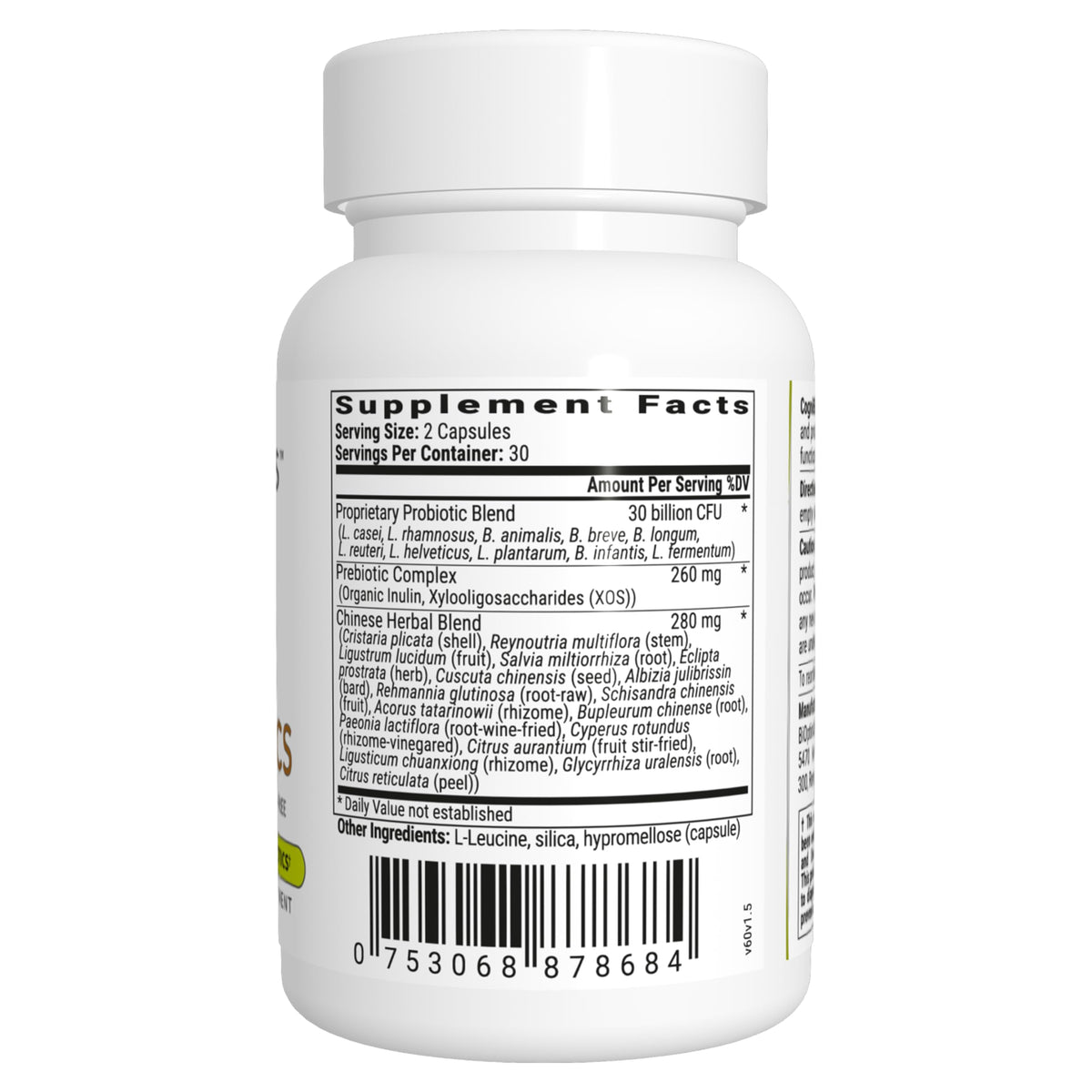 BIOptimizers Cognibiotics Brain Supplement for Mood & Focus - 60 Capsules - image 2
