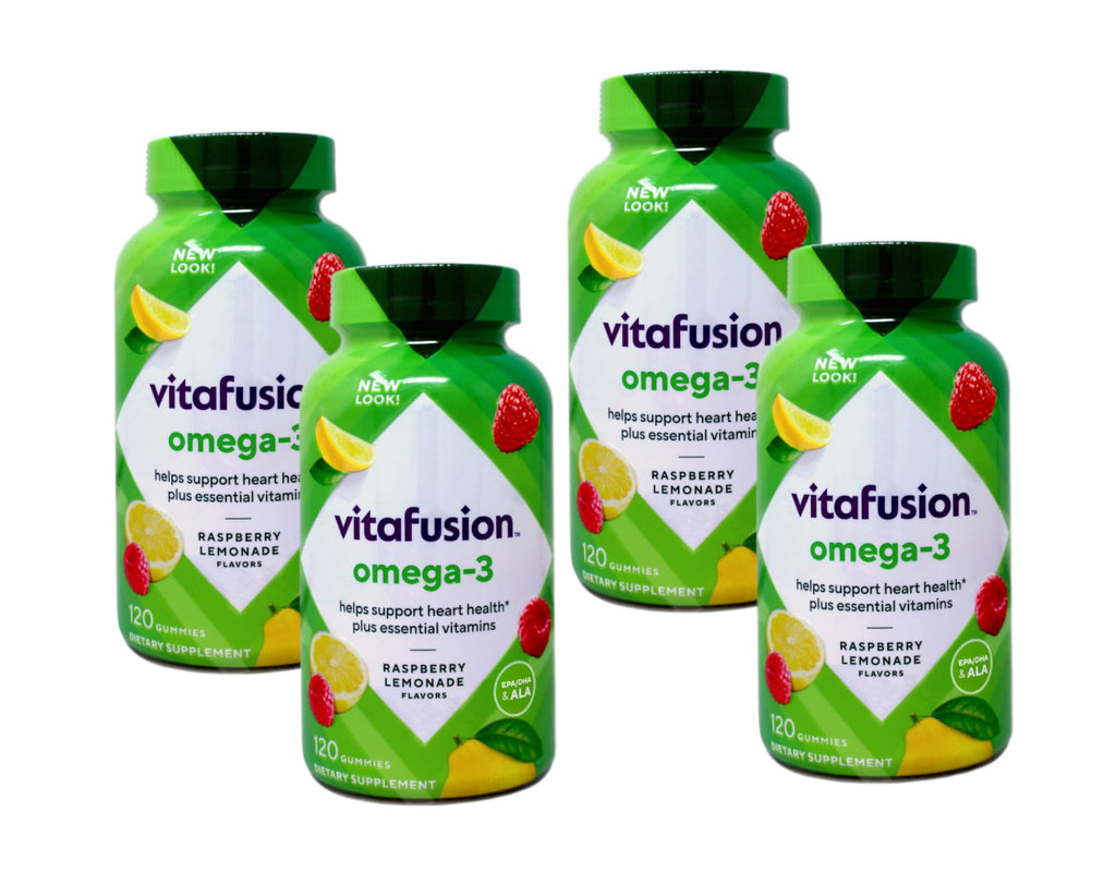 Vitafusion Omega-3 Gummies - 120 Count (4 Pack)