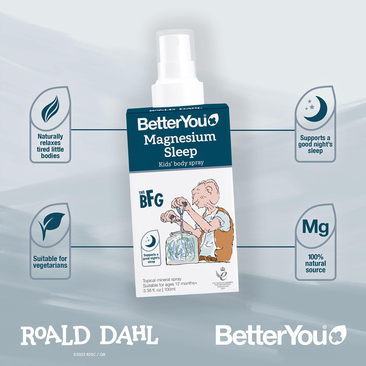 BetterYou Magnesium Sleep Kids' Body Spray - 3.38 oz - image 3