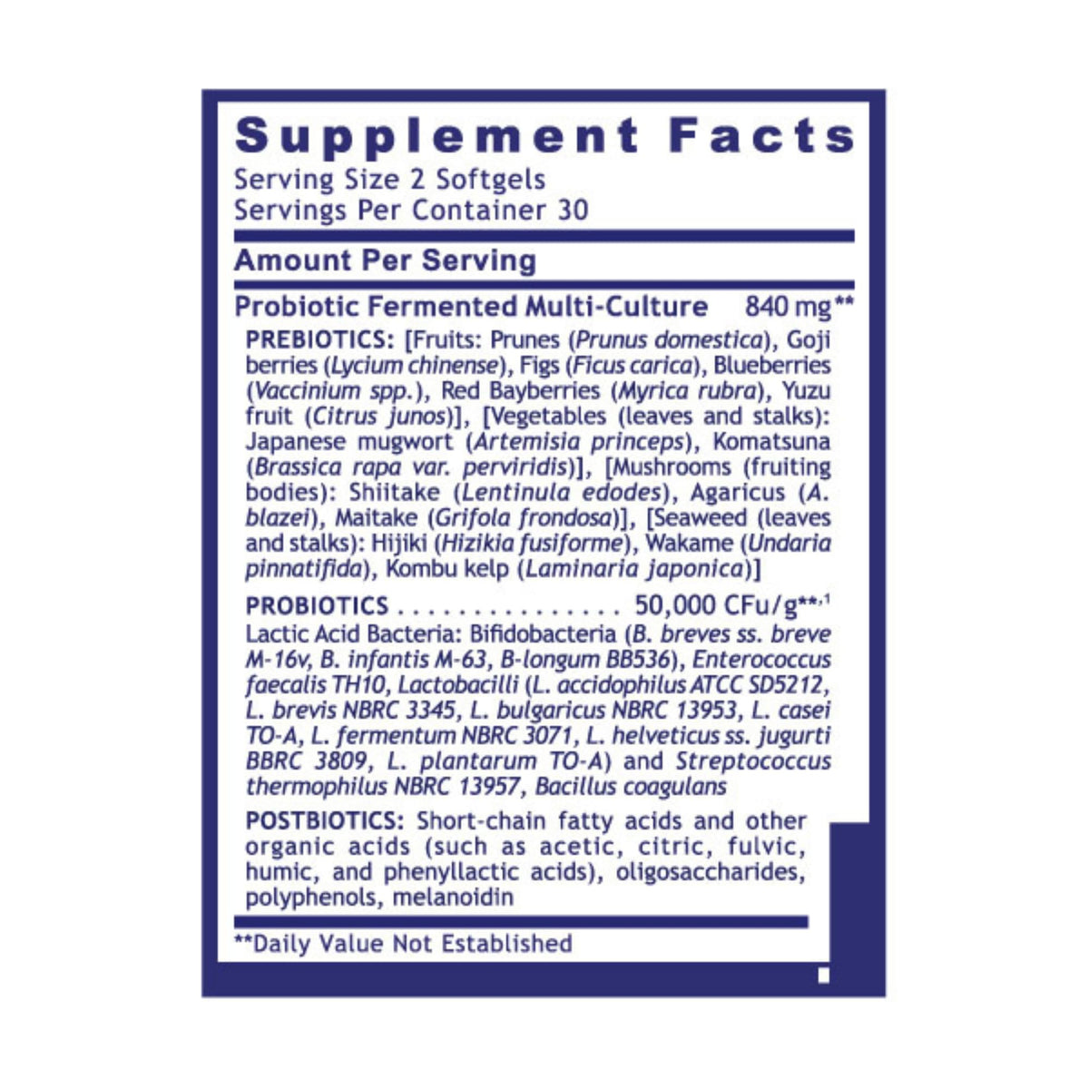 Quantum Nutrition Probiotic Support - 60 Vegetarian Softgels - image 2