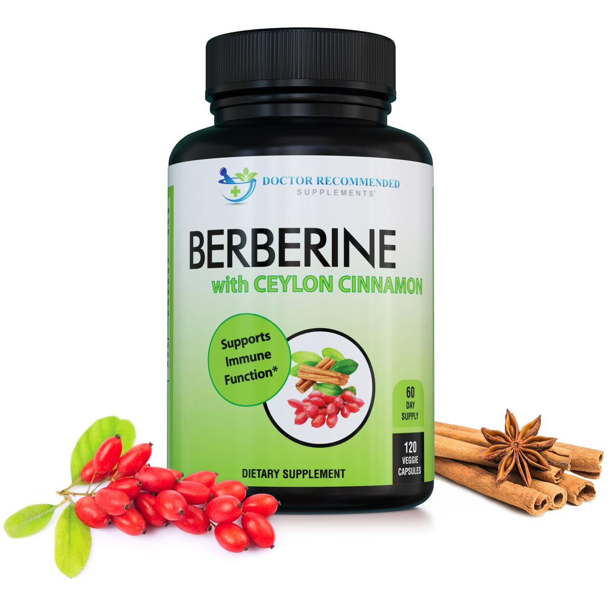 DOCTOR RECOMMENDED SUPPLEMENTS Berberine with Ceylon Cinnamon