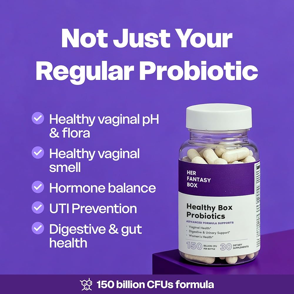 Her Fantasy Box Vaginal Probiotics for Women - 30 Capsules - image 2